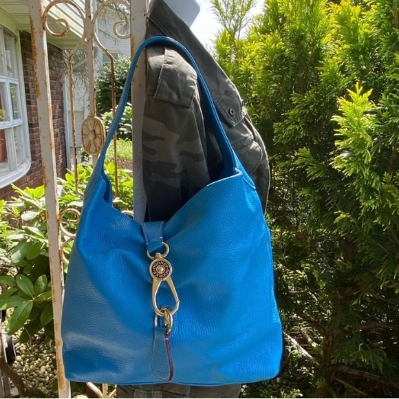 Dooney & Bourke Belvedere Logo Lock shoulder bag w Matching Coin Purse NEW - Picture 7 of 8